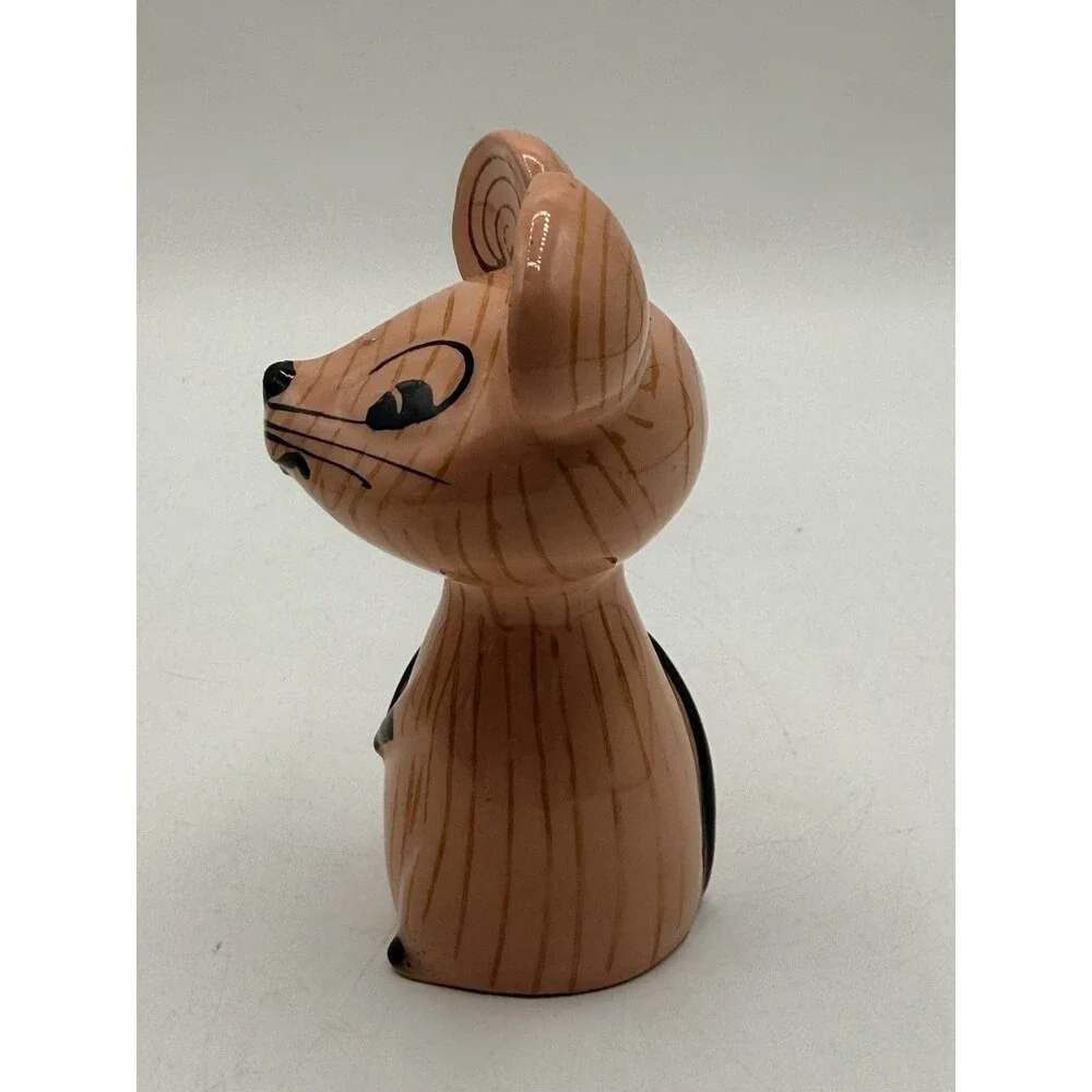 1 Red Bow HOLT HOWARD MERRY MICE SALT AND PEPPER VINTAGE MADE IN JAPAN
